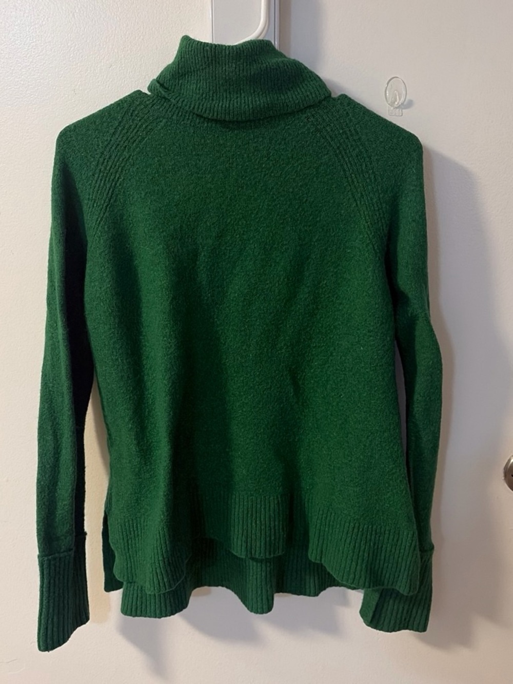 J. Crew Forest Green Turtleneck Sweater